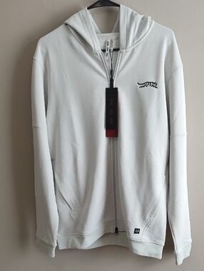 NWT TIGER WOODS Sun Day Red Logo Training Full Zip Hoodie Moon White Size M